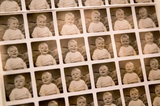 David Bowie as a baby, November 1947