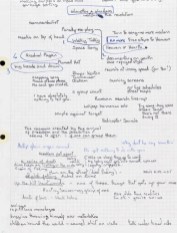 David Bowie’s handwritten lyrics for It's No Game and Up The Hill Backwards