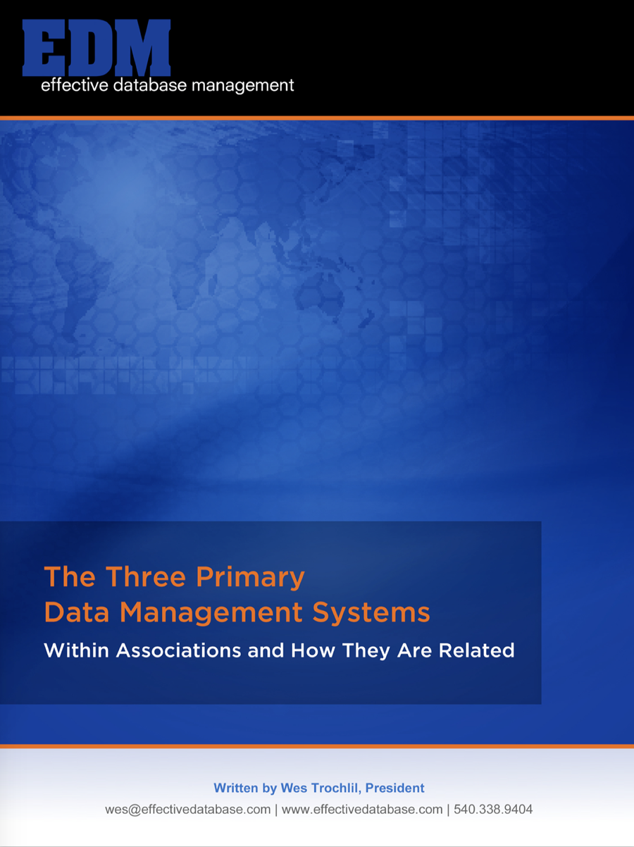 The Three Primary Data Management Systems Within Associations and How They Are Related