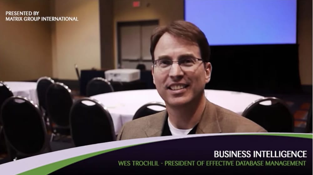 Wes Trochlil on Database Management
